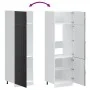 Mueble de cocina Lucca de madera contrachapada negro de , Armarios de cocina - Ref: Foro24-853868, Precio: 198,75 €, Descuent...