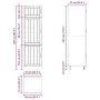 Mueble de cocina Lucca de madera contrachapada negro de , Armarios de cocina - Ref: Foro24-853868, Precio: 198,75 €, Descuent...