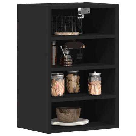 Armario colgante de cocina contrachapada negro 40x29,5x60 cm by , Kitchen cabinets - Ref: Foro24-854176, Price: 43,87 €, Disc...