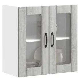Armario pared cocina puerta de cristal Lucca sonoma gris von , Küchenschränke - Ref: Foro24-853913, Preis: 67,11 €, Rabatt: %