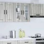 Armario pared cocina puerta de cristal Lucca sonoma gris von , Küchenschränke - Ref: Foro24-853913, Preis: 67,11 €, Rabatt: %