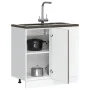 Mueble bajo de cocina Kalmar de madera ingeniería roble ahumado von , Küchenschränke - Ref: Foro24-854323, Preis: 99,81 €, Ra...