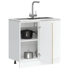 Mueble bajo de cocina Kalmar madera ingeniería de roble sonoma by , Kitchen cabinets - Ref: Foro24-854321, Price: 80,14 €, Di...