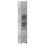 Juego muebles de baño 4 pzas madera contrachapada gris hormigón de , Muebles de baño - Ref: Foro24-3324849, Precio: 157,49 €,...