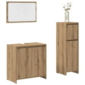 Juego de muebles baño 3 piezas madera ingeniería roble artisan von , Badezimmermöbel - Ref: Foro24-3328564, Preis: 115,06 €, ...