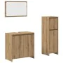 Juego de muebles baño 3 piezas madera ingeniería roble artisan de , Muebles de baño - Ref: Foro24-3328564, Precio: 115,87 €, ...