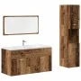 Juego de muebles de baño 3 piezas madera ingeniería envejecida von , Badezimmermöbel - Ref: Foro24-3328591, Preis: 159,01 €, ...