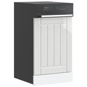 Panel lavavajillas Lucca madera contrachapada blanco brillante by , Kitchen cabinets - Ref: Foro24-853889, Price: 29,68 €, Di...