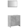 Armario de baño con espejo madera de ingeniería gris hormigón by , Bathroom furniture - Ref: Foro24-856041, Price: 60,26 €, D...
