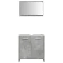 Armario de baño con espejo madera de ingeniería gris hormigón by , Bathroom furniture - Ref: Foro24-856041, Price: 60,26 €, D...