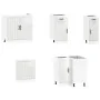 Mueble cocina Lucca blanco brillo 11 pzas madera contrachapada von , Küchenschränke - Ref: Foro24-3314953, Preis: 754,65 €, R...