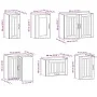 Mueble cocina Lucca blanco brillo 11 pzas madera contrachapada von , Küchenschränke - Ref: Foro24-3314953, Preis: 754,65 €, R...