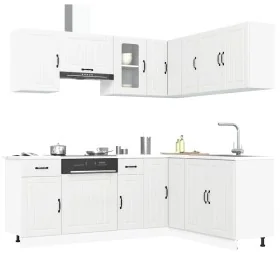 Mueble de cocina Lucca blanco 11 piezas madera contrachapada von , Küchenschränke - Ref: Foro24-3314951, Preis: 682,92 €, Rab...
