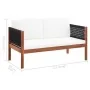 2-seater garden sofa in solid acacia wood by vidaXL, Outdoor sofas - Ref: Foro24-46341, Price: 208,42 €, Discount: %