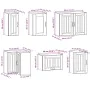 Mueble de cocina Lucca blanco 11 piezas madera contrachapada de , Armarios de cocina - Ref: Foro24-3314951, Precio: 682,92 €,...