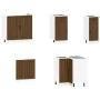 Mueble cocina Lucca roble marrón 11 pzas madera contrachapada von , Küchenschränke - Ref: Foro24-3314958, Preis: 681,73 €, Ra...