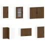 Mueble cocina Lucca roble marrón 11 pzas madera contrachapada von , Küchenschränke - Ref: Foro24-3314958, Preis: 681,73 €, Ra...