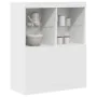 Aparador blanco 81x37x100 cm madera de ingeniería by , Lockers and storage cabinets - Ref: Foro24-3318617, Price: 136,10 €, D...