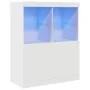 Aparador blanco 81x37x100 cm madera de ingeniería by , Lockers and storage cabinets - Ref: Foro24-3318617, Price: 136,10 €, D...