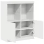 Aparador blanco 81x37x100 cm madera de ingeniería by , Lockers and storage cabinets - Ref: Foro24-3318617, Price: 136,10 €, D...