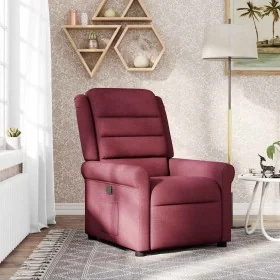 Sillón reclinable de tela rojo tinto by , Armchairs - Ref: Foro24-4015639, Price: 190,72 €, Discount: %