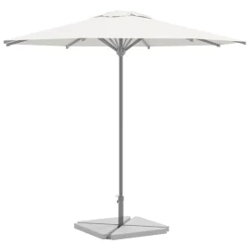 Placa de peso para sombrilla 4 uds granito gris triangular 14kg by , Umbrella bases - Ref: Foro24-3318585, Price: 117,99 €, D...