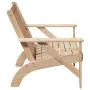 Silla adirondack de jardín madera maciza pino 75x77x77 cm von , Gartenstühle - Ref: Foro24-859327, Preis: 71,96 €, Rabatt: %