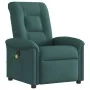 Sillón de masaje reclinable de tela verde oscuro by , Armchairs - Ref: Foro24-4015632, Price: 204,60 €, Discount: %