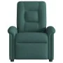 Sillón de masaje reclinable de tela verde oscuro by , Armchairs - Ref: Foro24-4015632, Price: 204,60 €, Discount: %