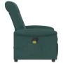 Sillón de masaje reclinable de tela verde oscuro by , Armchairs - Ref: Foro24-4015632, Price: 204,60 €, Discount: %
