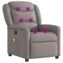 Sillón de masaje reclinable de tela gris taupé by , Armchairs - Ref: Foro24-4015613, Price: 207,65 €, Discount: %