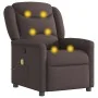 Sillón de masaje reclinable de tela marrón oscuro von , Sessel - Ref: Foro24-4015611, Preis: 204,22 €, Rabatt: %