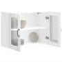 Armario pared cocina puerta cristal Lucca blanca alto brillo von , Küchenschränke - Ref: Foro24-853849, Preis: 95,99 €, Rabat...