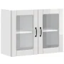 Armario pared cocina puerta cristal Lucca blanca alto brillo von , Küchenschränke - Ref: Foro24-853849, Preis: 95,99 €, Rabat...