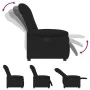 Sillón reclinable de tela negro de , Sillones - Ref: Foro24-4015618, Precio: 190,51 €, Descuento: %