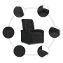Sillón reclinable de tela negro de , Sillones - Ref: Foro24-4015618, Precio: 190,51 €, Descuento: %