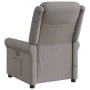 Sillón de masaje reclinable de tela gris taupé by , Armchairs - Ref: Foro24-4015653, Price: 224,81 €, Discount: %