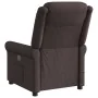 Sillón de masaje reclinable de tela marrón oscuro by , Armchairs - Ref: Foro24-4015651, Price: 212,21 €, Discount: %