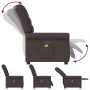 Sillón de masaje reclinable de tela marrón oscuro by , Armchairs - Ref: Foro24-4015651, Price: 212,21 €, Discount: %