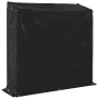 Leñero con protector de lluvia 200x60x200 cm acero galvanizado von , Brennholztaschen und -halter - Ref: Foro24-4104957, Prei...