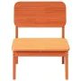 Silla de jardín madera maciza de pino marrón cera 60x52,5x72 cm by , Garden chairs - Ref: Foro24-859319, Price: 66,54 €, Disc...
