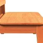 Silla de jardín madera maciza de pino marrón cera 60x52,5x72 cm by , Garden chairs - Ref: Foro24-859319, Price: 66,54 €, Disc...