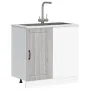 Panel para lavavajillas Lucca madera contrachapada sonoma gris de , Armarios de cocina - Ref: Foro24-854314, Precio: 93,67 €,...