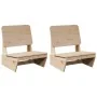 Sillas de jardín 2 uds madera maciza pino 60x64x70,5 cm von , Gartenstühle - Ref: Foro24-859312, Preis: 115,03 €, Rabatt: %
