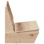 Sillas de jardín 2 uds madera maciza pino 60x64x70,5 cm von , Gartenstühle - Ref: Foro24-859312, Preis: 115,03 €, Rabatt: %