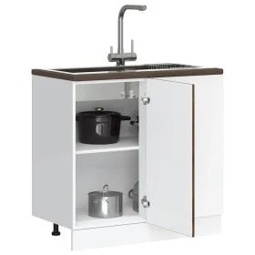 Mueble bajo para fregadero de madera ingeniería roble ahumado von , Küchenschränke - Ref: Foro24-854293, Preis: 79,01 €, Raba...