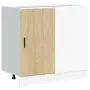 Mueble bajo para fregadero madera contrachapada roble sonoma de , Armarios de cocina - Ref: Foro24-854291, Precio: 72,72 €, D...