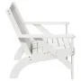 Sillas de jardín adirondack 2 uds blanco 75x77x77 cm de , Sillas de jardín - Ref: Foro24-859333, Precio: 146,91 €, Descuento: %