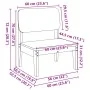 Sillas de jardín 2 uds madera abeto douglas 60x52,5x72 cm von , Gartenstühle - Ref: Foro24-859325, Preis: 103,93 €, Rabatt: %