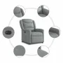 Sillón reclinable eléctrico tela gris claro von , Sessel - Ref: Foro24-3303174, Preis: 246,44 €, Rabatt: %